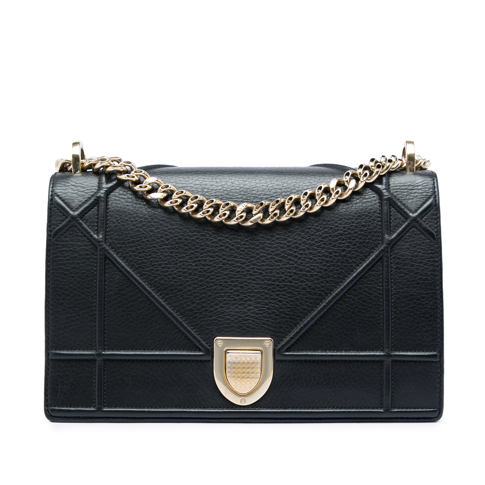 Pre-Loved Dior Medium Grained Calfskin Diorama Flap